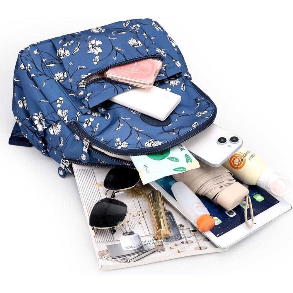 Lightweight Water-Resistant Mini Backpack - Funct… - image 5